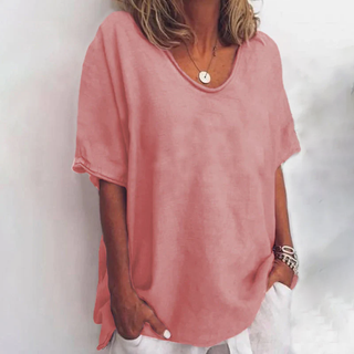 Loose Fit Crew Neck Top in Charcoal — VerolynBoutique