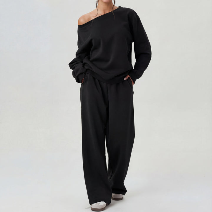 Verolyn - One-Shoulder Two-Piece Set