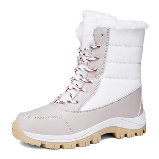 Verolyn waterproof insulated snow boots in white