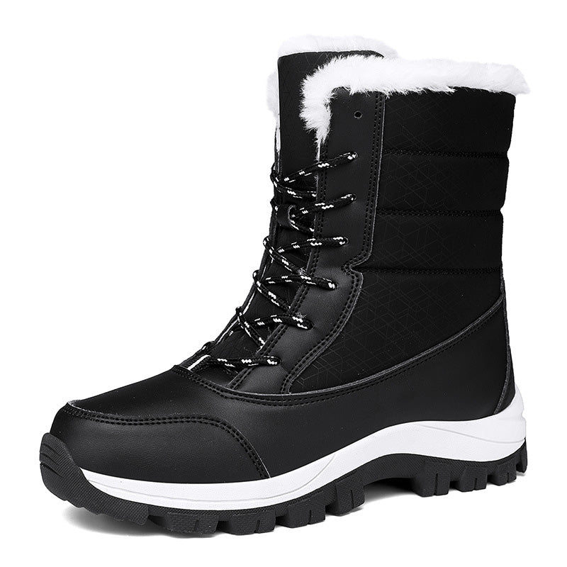 Verolyn waterproof insulated snow boots in black