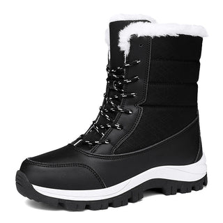 Verolyn waterproof insulated snow boots in black