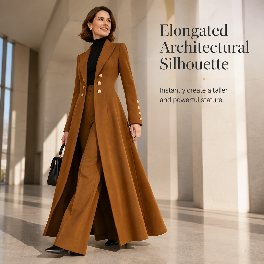 Verolyn long knit coat and trouser set – view 5
