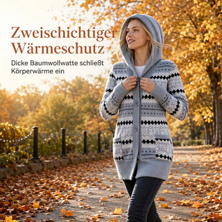 Verolyn plush-lined hooded knit cardigan – view 2