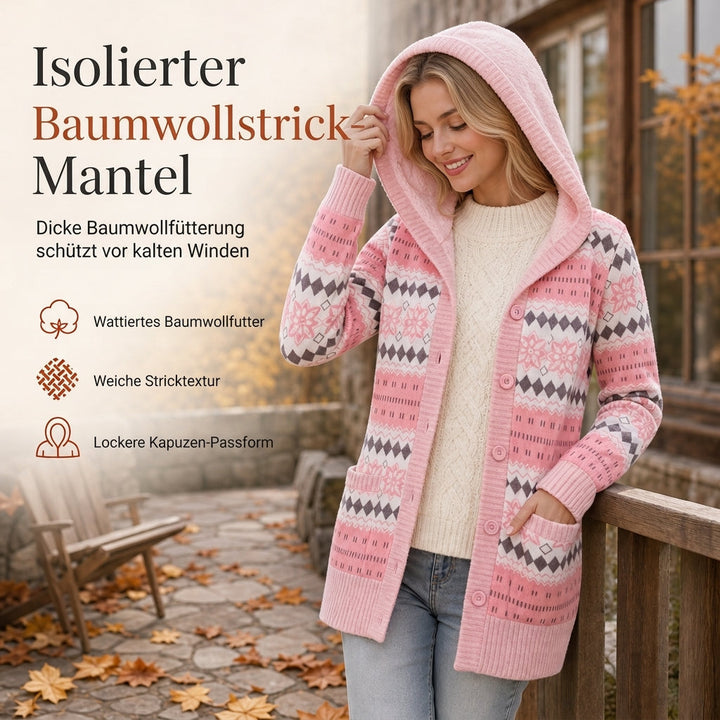 Verolyn plush-lined hooded knit cardigan – view 1