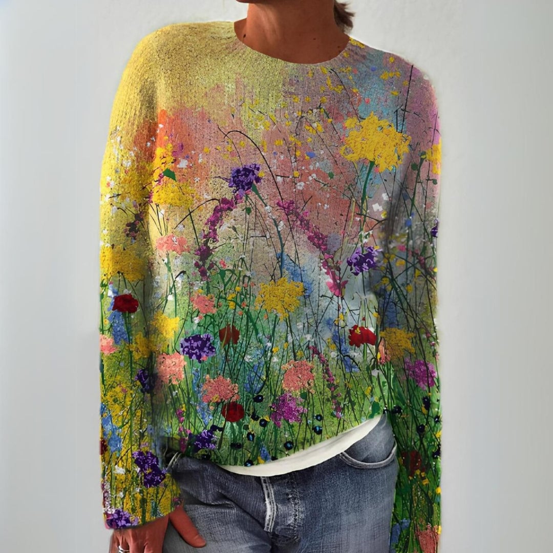 Verolyn wildflower meadow knit jumper